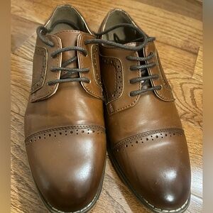 Stacy Adams Two-Tone Brown Oxford Shoes